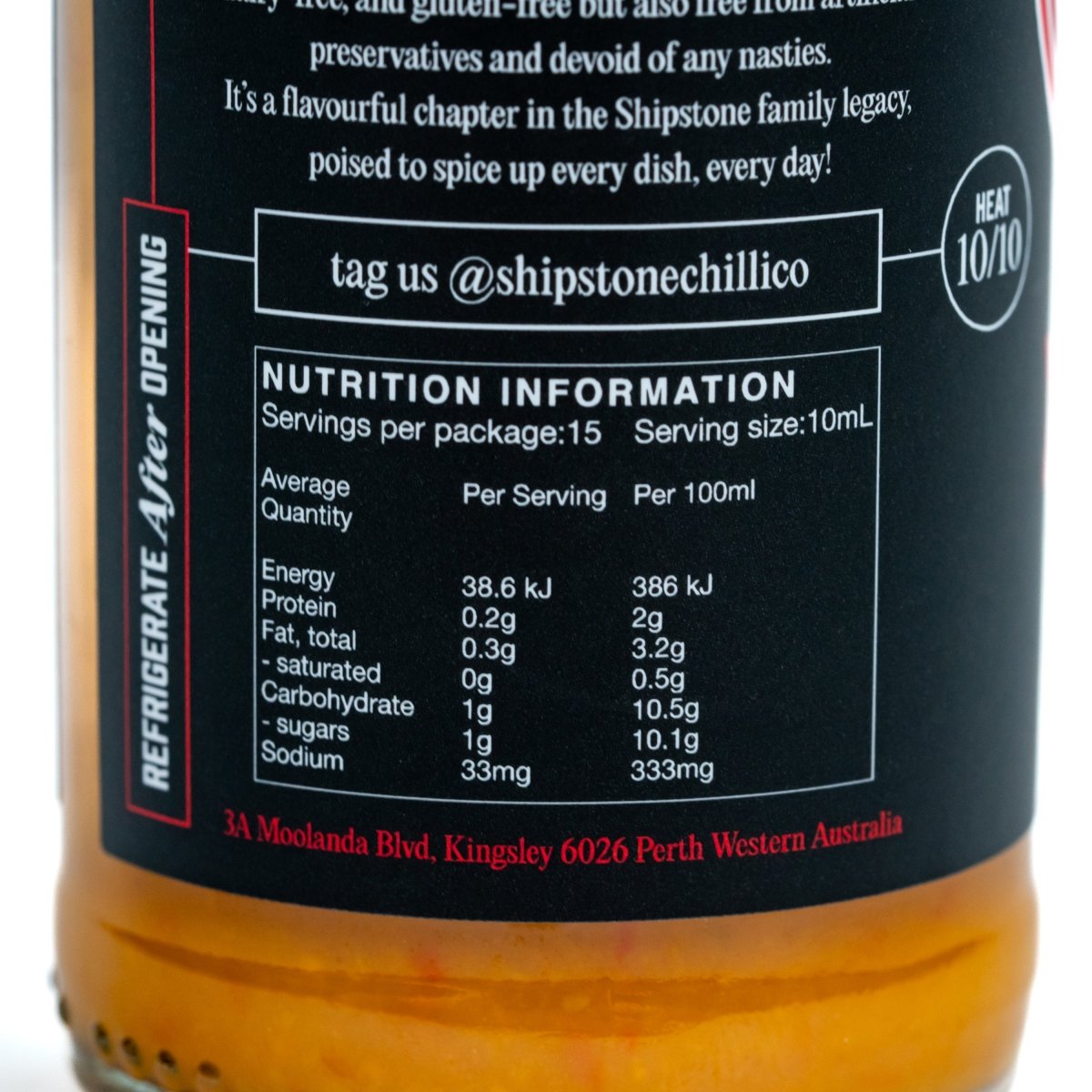XXX Hot Sauce - Hot Sauce - nutrition information