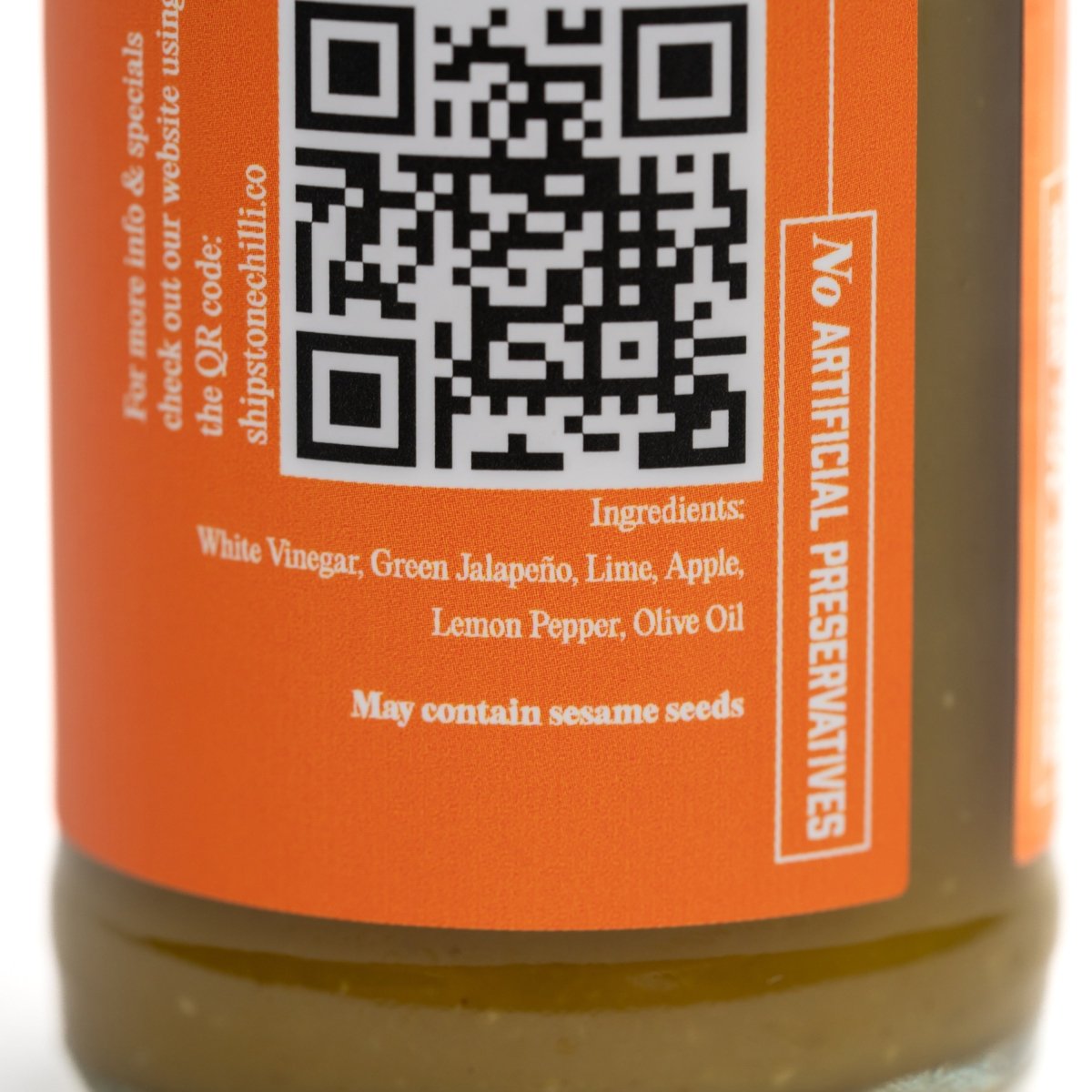 Zesty Jal - Hot Sauce - ingredients